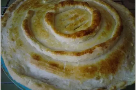 Слоёный пирог с фаршем и картошкой: шаг 12