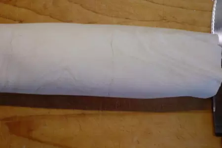 Рулетики из индейки в слоёном тесте и кунжуте/закусочно-перекусочные: шаг 5