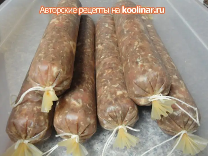 Колбаса  гавайская: шаг 6