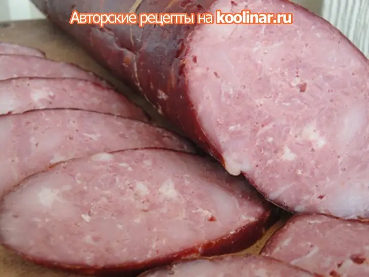Колбаса  гавайская: шаг 9