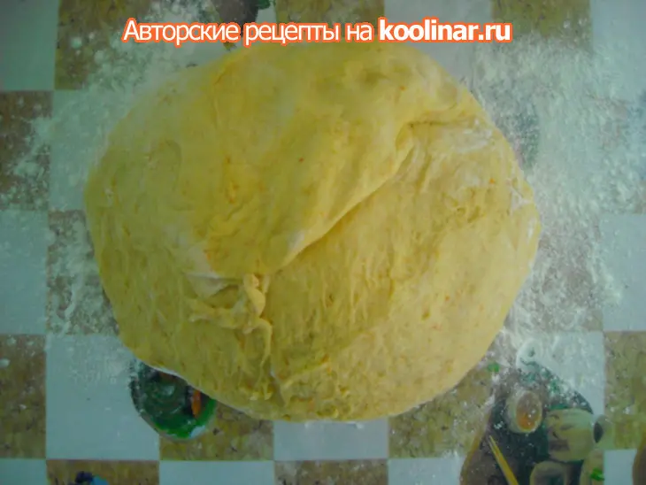 Кулич морковный: шаг 2