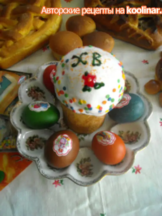 Кулич морковный: шаг 5