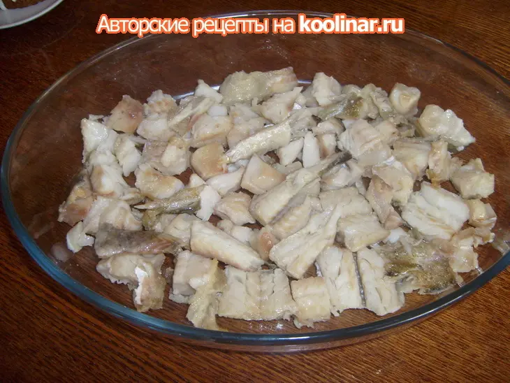Рыбка под шубкой: шаг 1