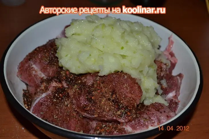 Шашлык из свиной вырезки.: шаг 7