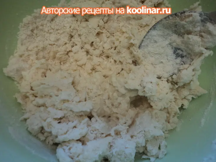 Штрудель из вытяжного теста с брынзой и шпинатом.: шаг 1