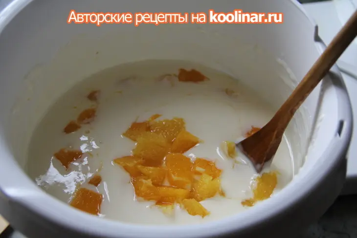 Торт " заводной апельсин": шаг 3