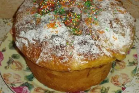 Кулич пасхальный: шаг 1
