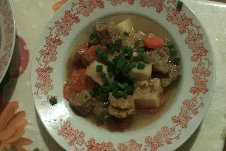 Мясо с ароматом тыквы и овощами: шаг 7