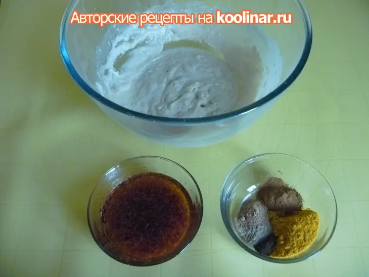 Кекс пасхальный шафрановый: шаг 3