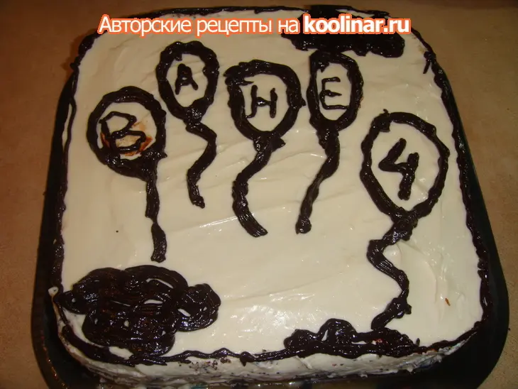 Детский тирамису с маково вишнёвой ноткой: шаг 4