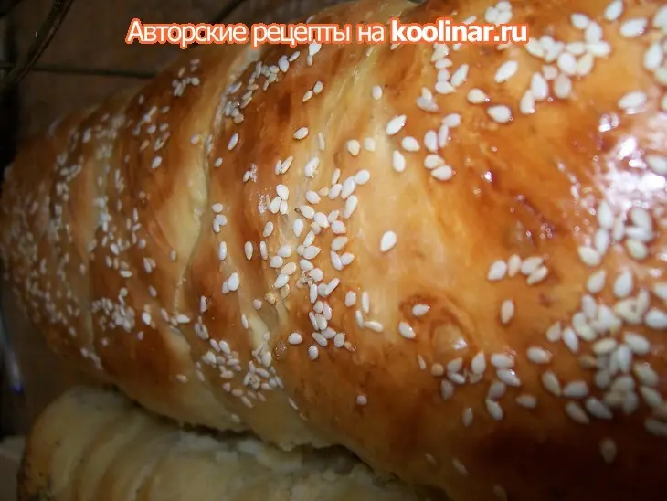 Домашнего сдобного хлеба хала: шаг 4