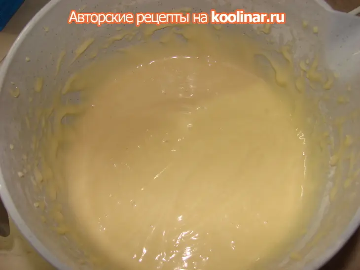 Бисквит на крахмале: шаг 2