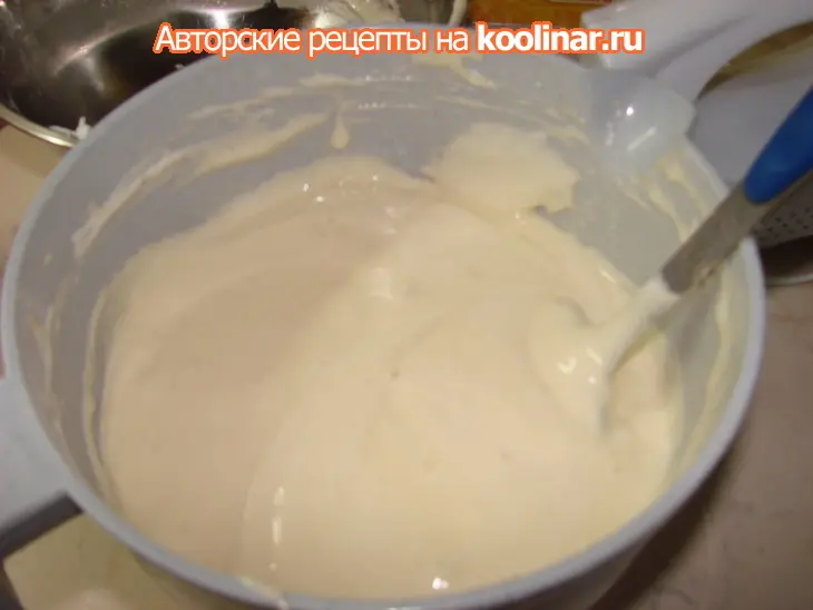 Бисквит на крахмале: шаг 5
