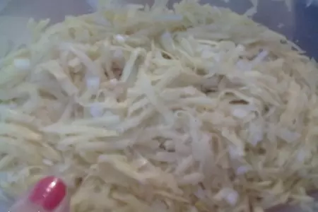 Вареники с сырым картофелем и луком))): шаг 7