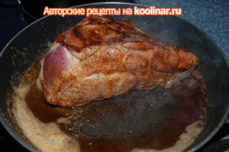 Запечённая свинина по баварски + бонус рецепт клецки: шаг 1