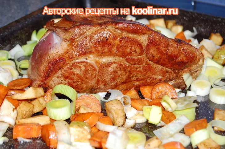 Запечённая свинина по баварски + бонус рецепт клецки: шаг 2