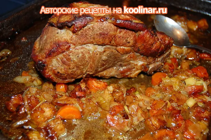 Запечённая свинина по баварски + бонус рецепт клецки: шаг 3