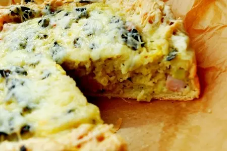 Открытые пироги с кабачками,мятой,кускусом и ...: шаг 7
