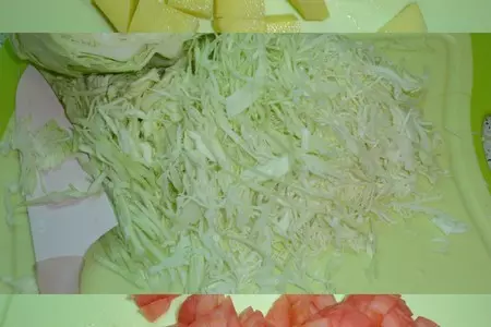 Щи из молодой капусты с фасолью и мясом птицы: шаг 4