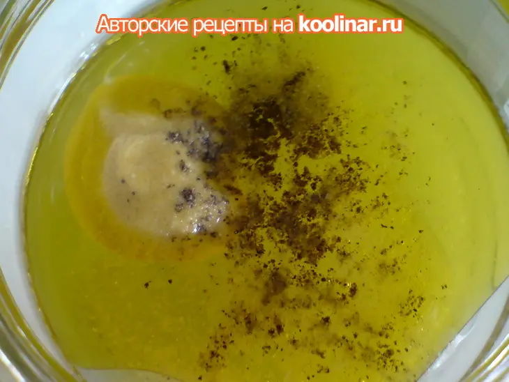 Салат из редиса и зелёной спаржи: шаг 2