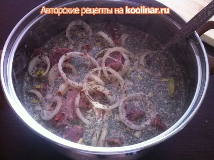 Шашлык в духовке (на гриле): шаг 3