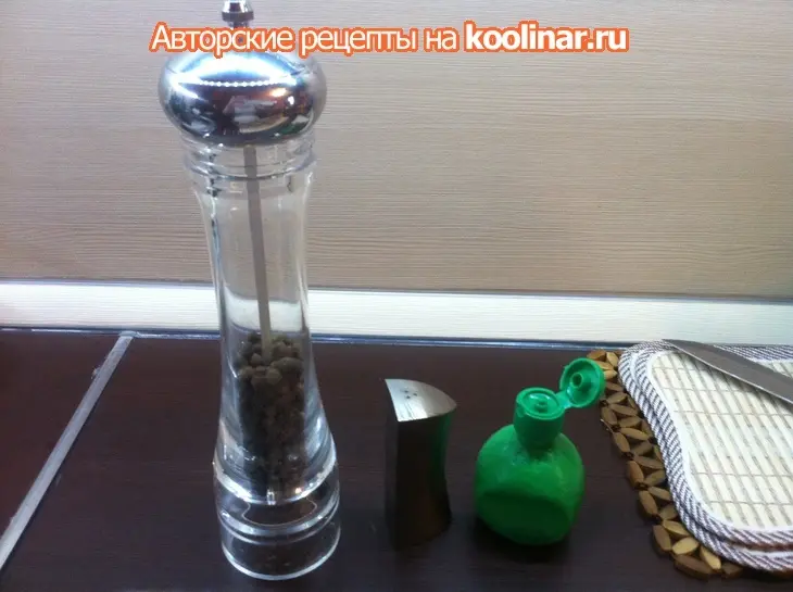 Стейк семги на гриле: шаг 1