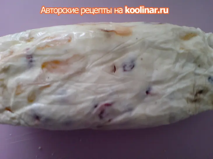 Творожная колбаска: шаг 4