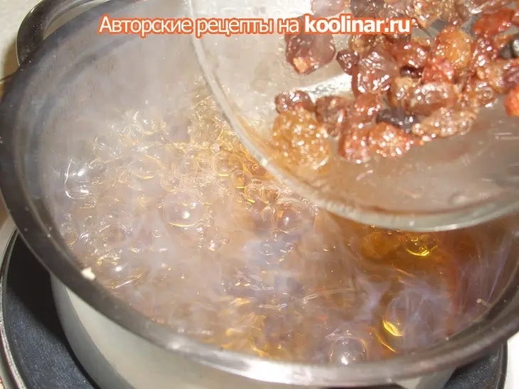 Пшенная каша с изюмом и яблочным соком "для детки" (дуэль): шаг 2