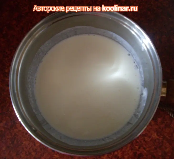 Манная каша на сметане с грушей: шаг 5