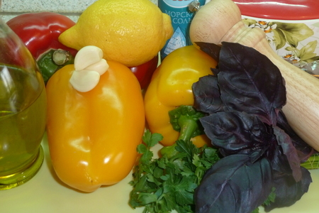 Салат из запеченной паприки (повтор рецепта для флэшмоба нхзс): шаг 1
