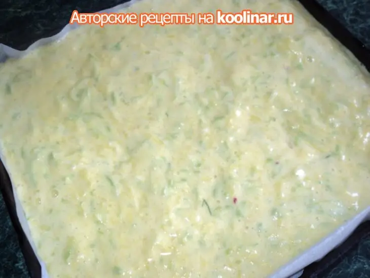 Кабачковый рулет: шаг 2