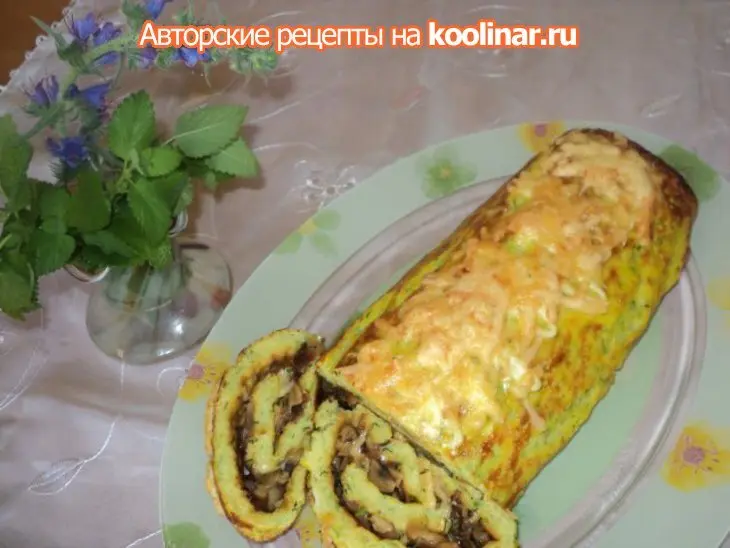 Кабачковый рулет: шаг 6