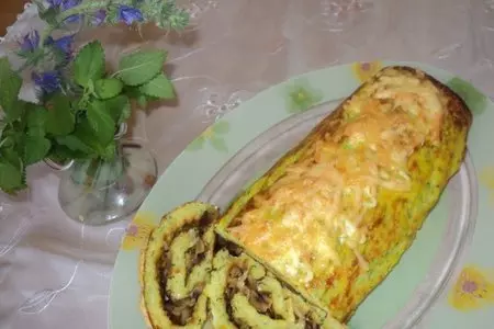 Кабачковый рулет: шаг 6