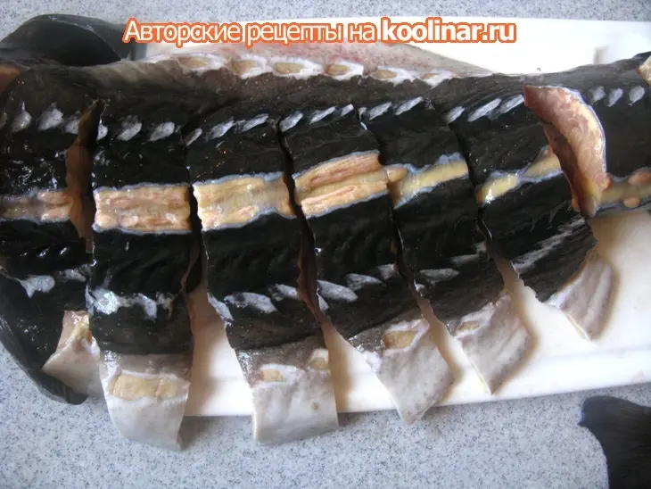 Осетр "по-царски" желированный: шаг 2