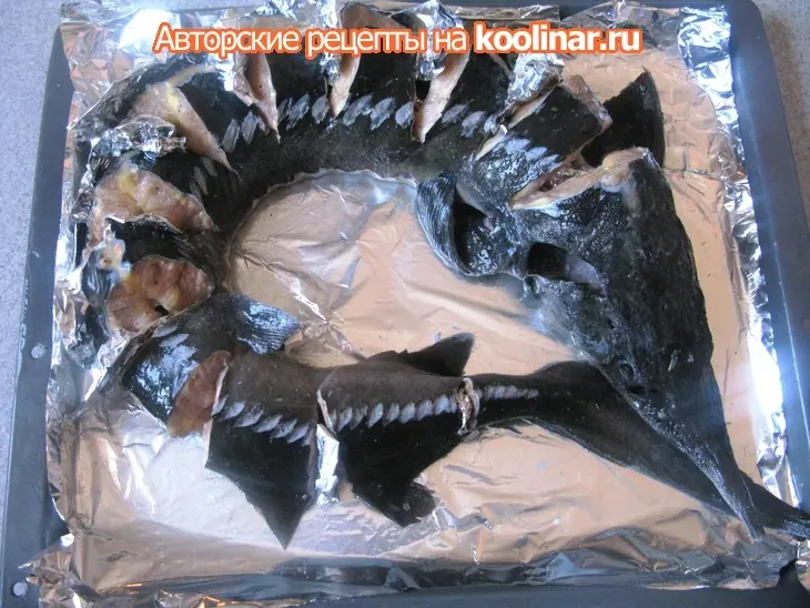 Осетр "по-царски" желированный: шаг 3