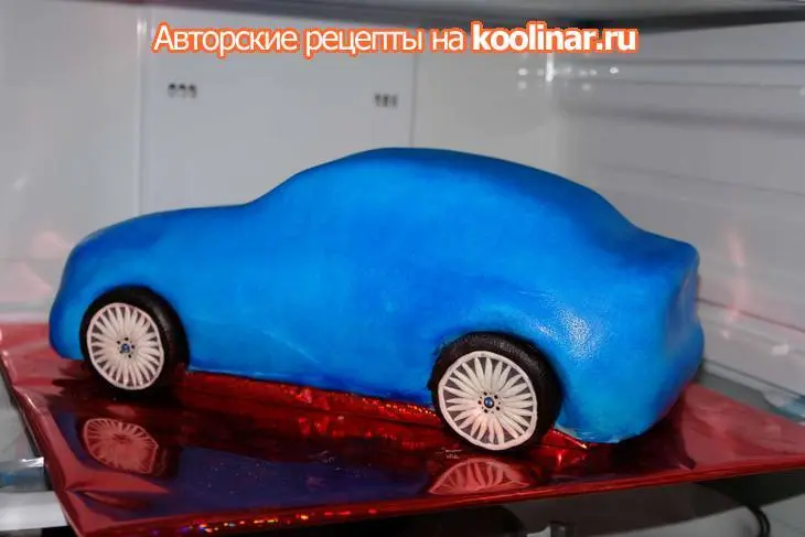 Торт "bmw-3 серии": шаг 9