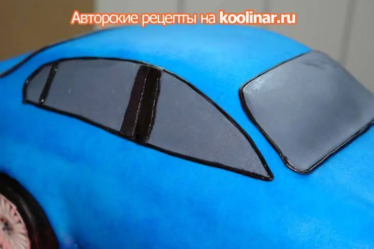 Торт "bmw-3 серии": шаг 10