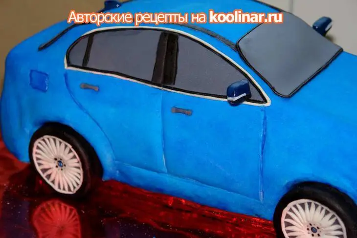 Торт "bmw-3 серии": шаг 12