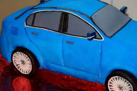Торт "bmw-3 серии": шаг 12