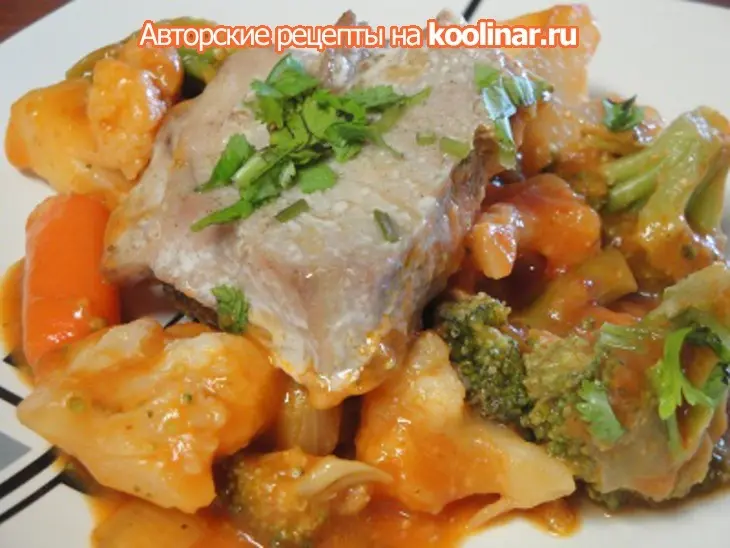 Рыба запечёная с овощами: шаг 9