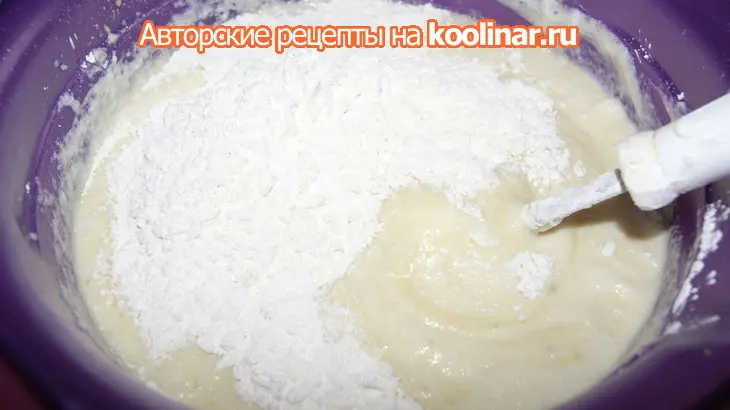 Пасхальный  кулич с ананасом и белым шоколадом: шаг 4