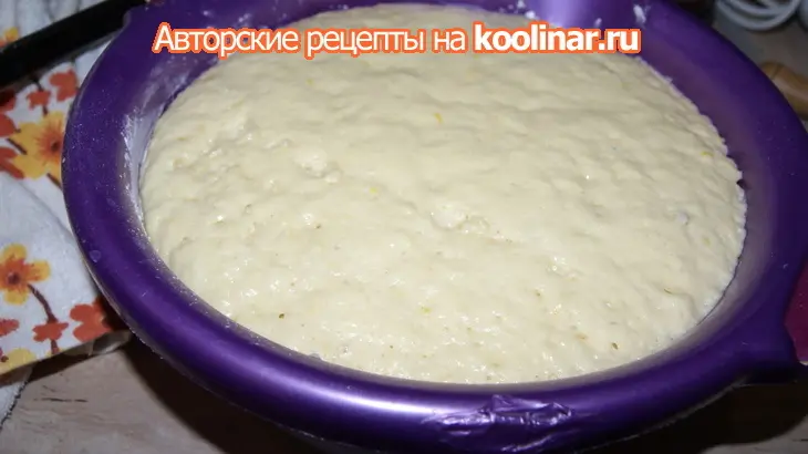 Пасхальный  кулич с ананасом и белым шоколадом: шаг 5