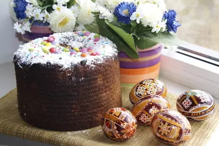 Пасхальный  кулич с ананасом и белым шоколадом: шаг 7