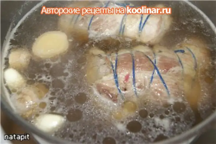 Рамен - японский мясной суп с пастой: шаг 2