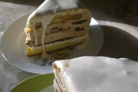 Millefoglie croccanti di semifreddo с изменениями на мой вкус: шаг 2