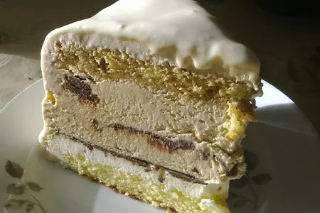 Millefoglie croccanti di semifreddo с изменениями на мой вкус: шаг 3
