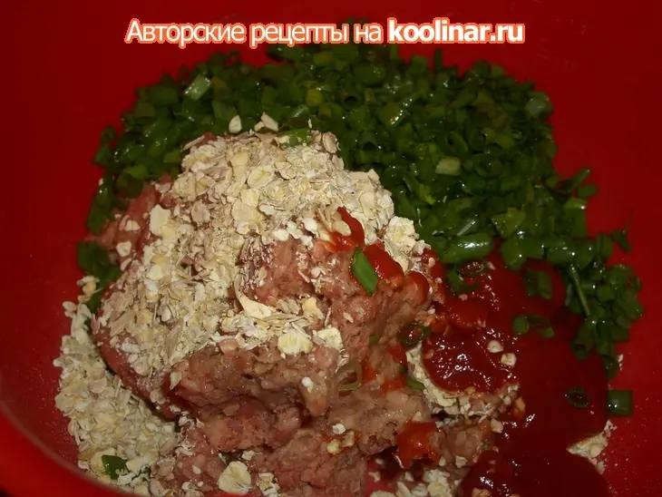 Закуска "фрикаделька в облаках": шаг 1