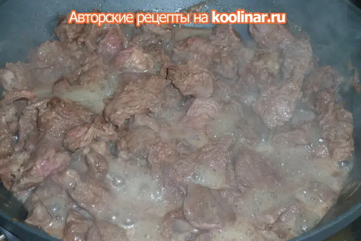 Испанское мясное рагу из телятины или говядины с овощами: шаг 3