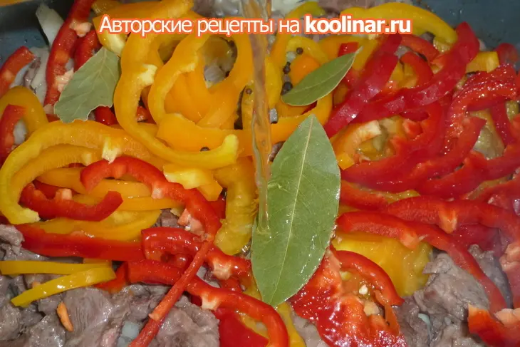 Испанское мясное рагу из телятины или говядины с овощами: шаг 6