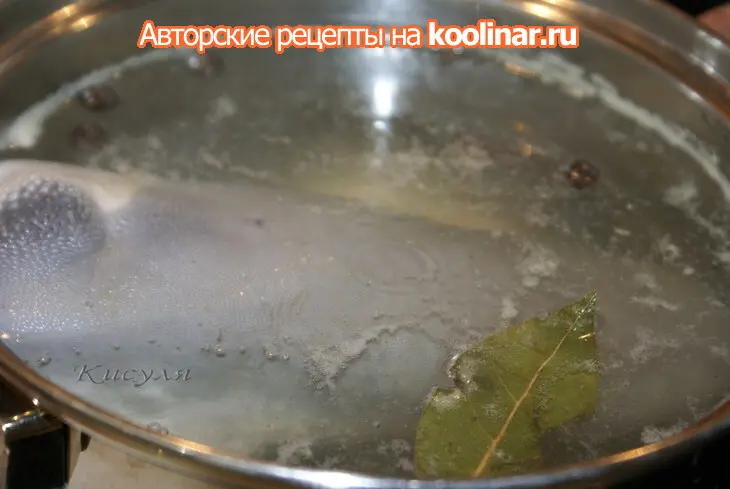 Язык в кисло-сладком соусе (флешмоб нхзс): шаг 2